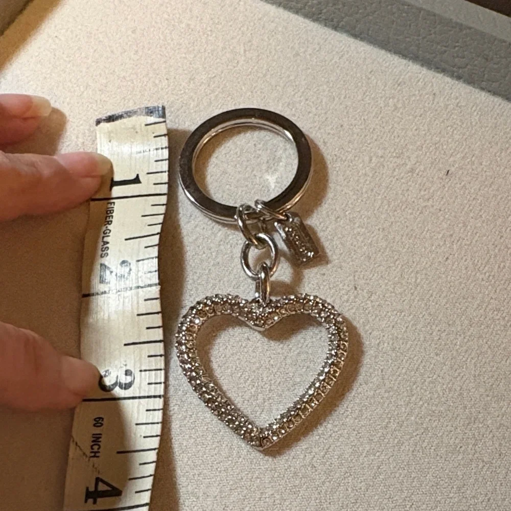 Coach Silver Heart Keychain - Picture 4 of 4